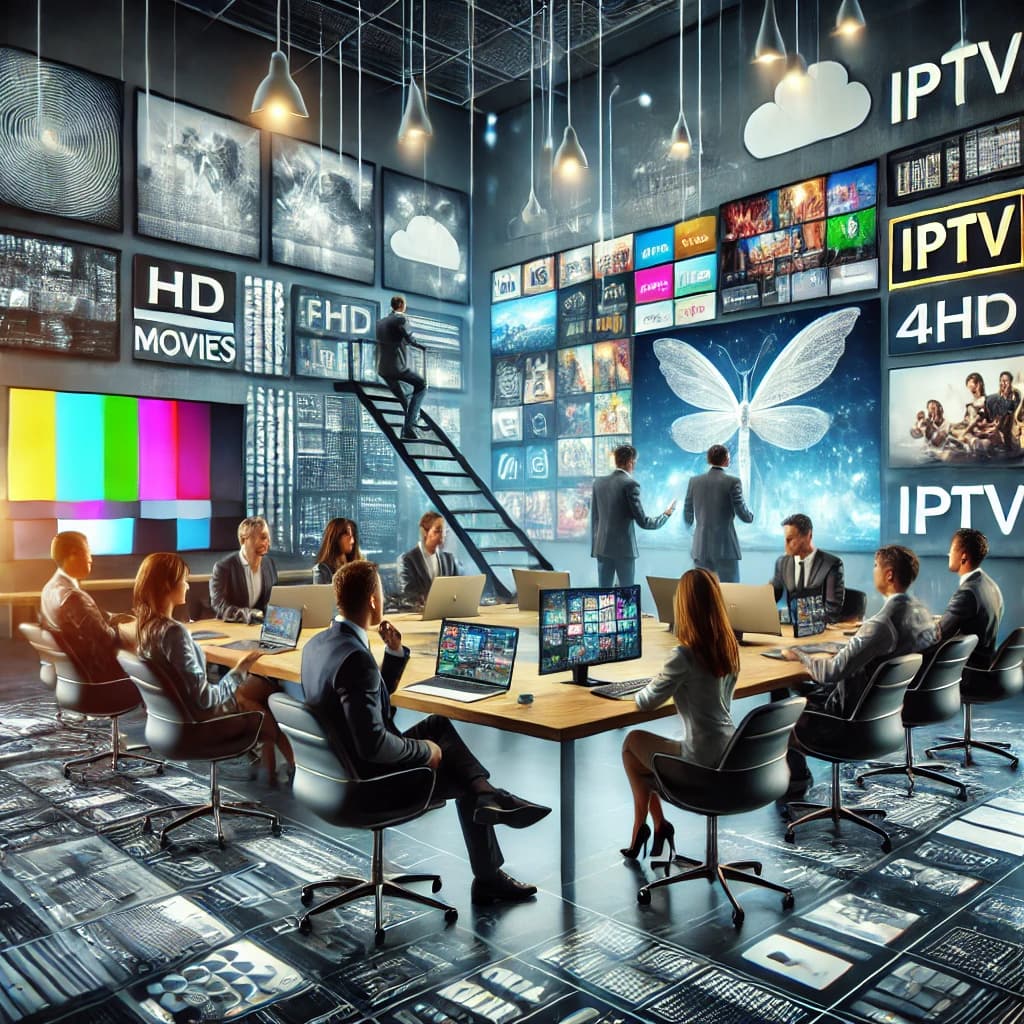 IPTV The One logo - Premier IPTV service for live TV channels, movies, and series in 4K and HD quality
